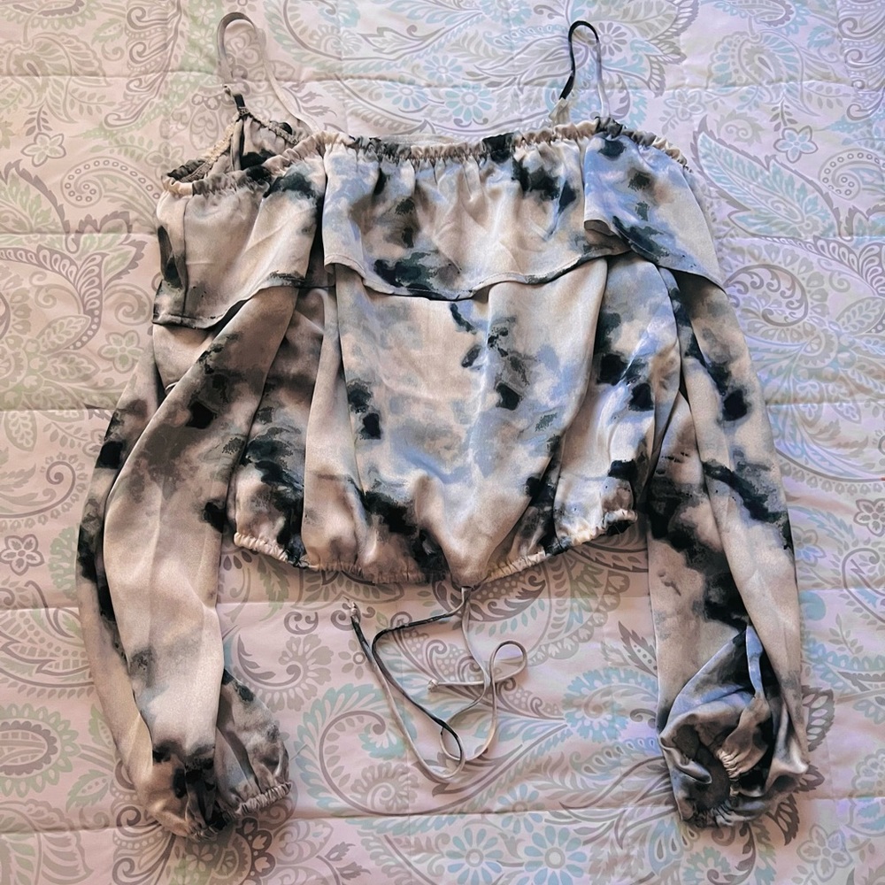 Tie dye marble top